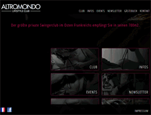 Tablet Screenshot of laltromondoclub.com